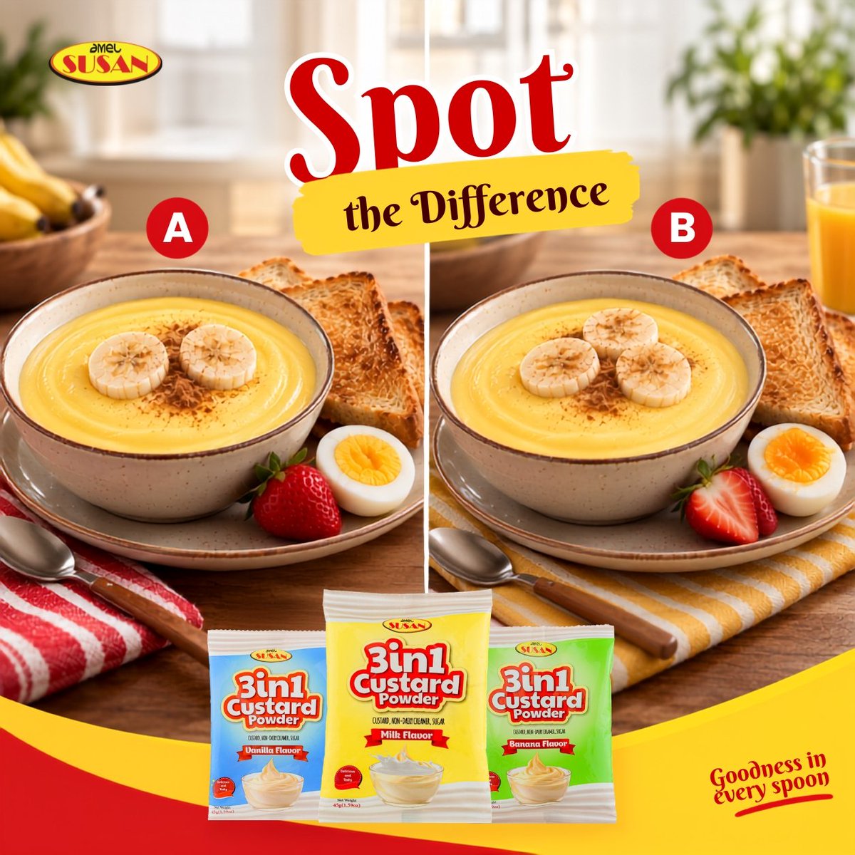 amelsusanng's tweet photo. Can you spot the difference
Tag someone.
#AmelSusan #MomMeme #Relatable #BreakfastProblems https://t.co/Pc3CnIxble
