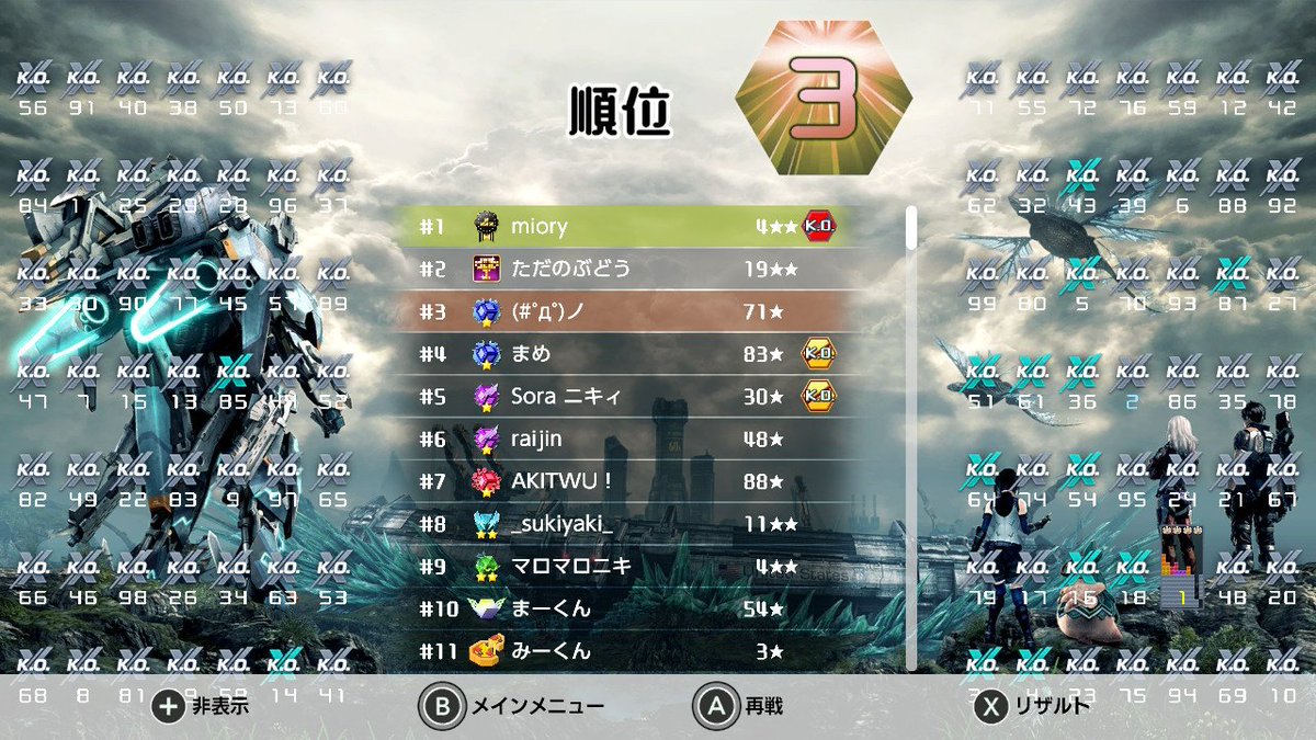 muratori0375's tweet photo. 75%と100%の敵倒して勝利目前でこれで死ぬの悲しすぎる
初めて超猛者部屋で勝てそうだったのに https://t.co/hOlqb1lC4h