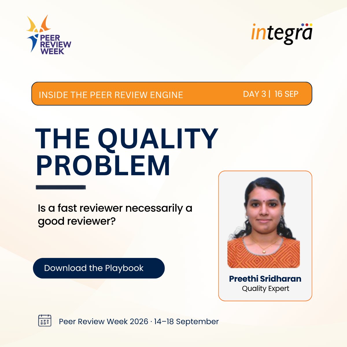 Integra_Global's tweet photo. Is a fast reviewer necessarily a good reviewer? Speed is easy to measure, but quality is harder. The real signal is what a review catches—not just how quickly it arrives.
https://t.co/iEk4G9Ovg7
#PeerReview #PeerReviewWeek2026 https://t.co/357gp8jln1
