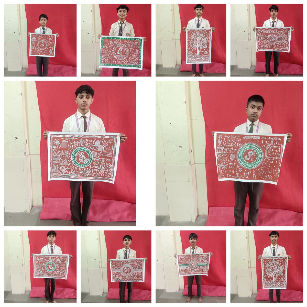 emrsdnh's tweet photo. 🎨 GI Tag Painting Competition | School Level

A Warli Art Painting Competition was successfully conducted at PM SHRI EMRS Shelti, celebrating our rich tribal heritage, creativity and cultural identity. 🌿🖌️

#WarliArt #GI_Tag #TribalArt #PMSHRI #EMRSShelti @NESTSHQ https://t.co/QrggArDhdY