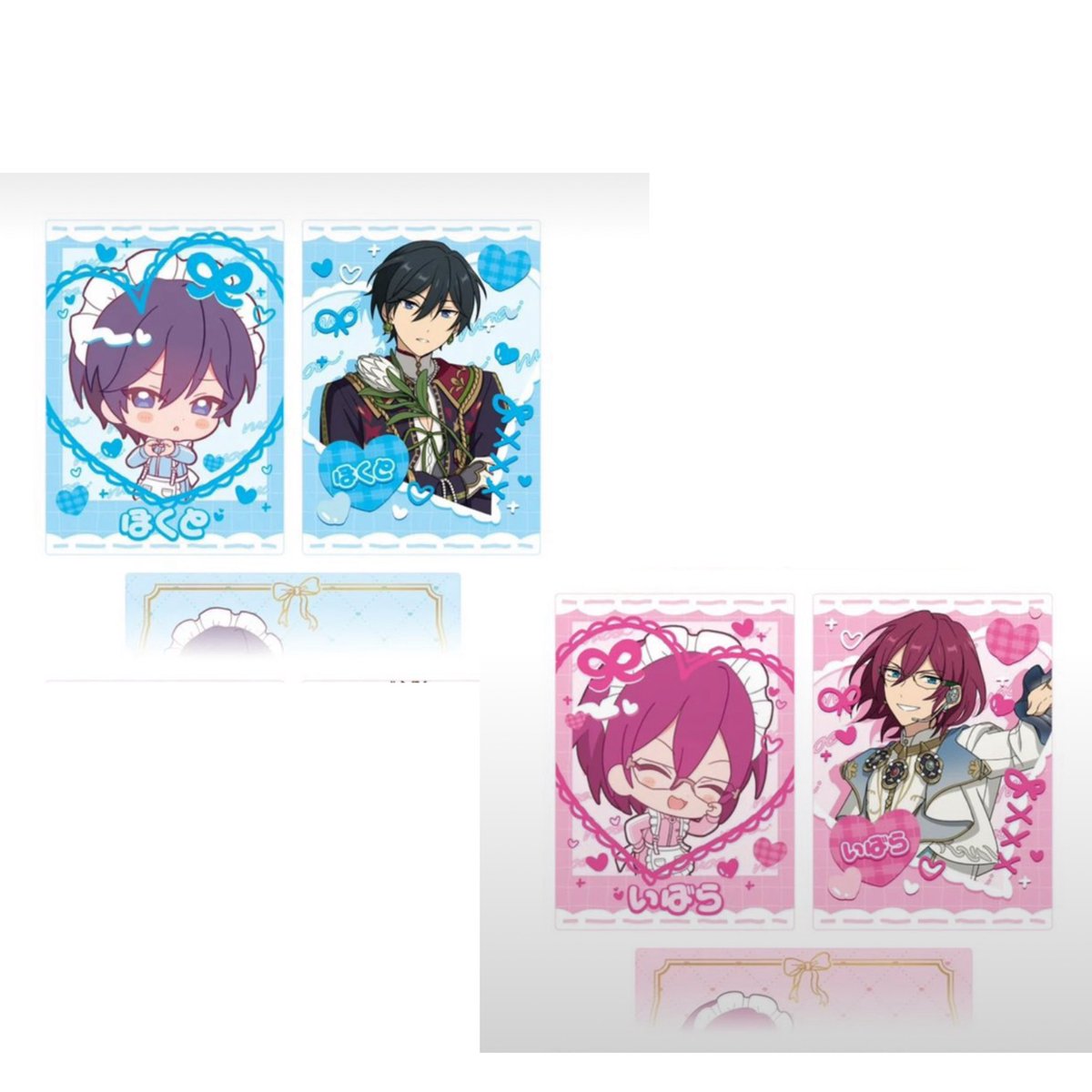hos_iy01's tweet photo. 【買取 譲渡】 あんスタ 萌え×2文化祭 シールセットB

求:北斗2個 、茨 1個
譲:定価+送料

・郵送希望
・枠埋まり次第終了 https://t.co/9JUxSfqYj0