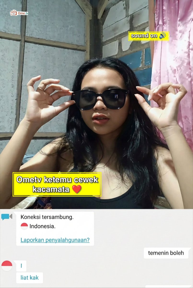 kingometv_new's tweet photo. Ometv ketemu cewek kacamata https://t.co/HGVDFRtBQn