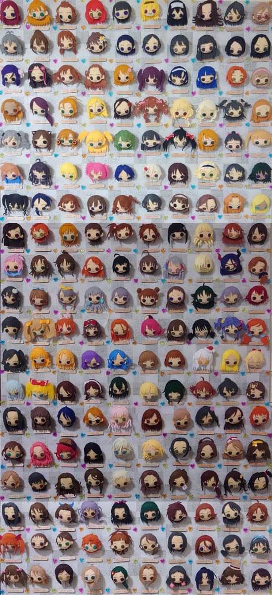 croix_'s tweet photo. 初現地参戦である7th大阪のときに作り始めてから足掛け7年弱、ようやく190人全員完成しました！
間に合ったぜ、 #CG総選挙アートコンテスト ！ https://t.co/7qTNOMOFow