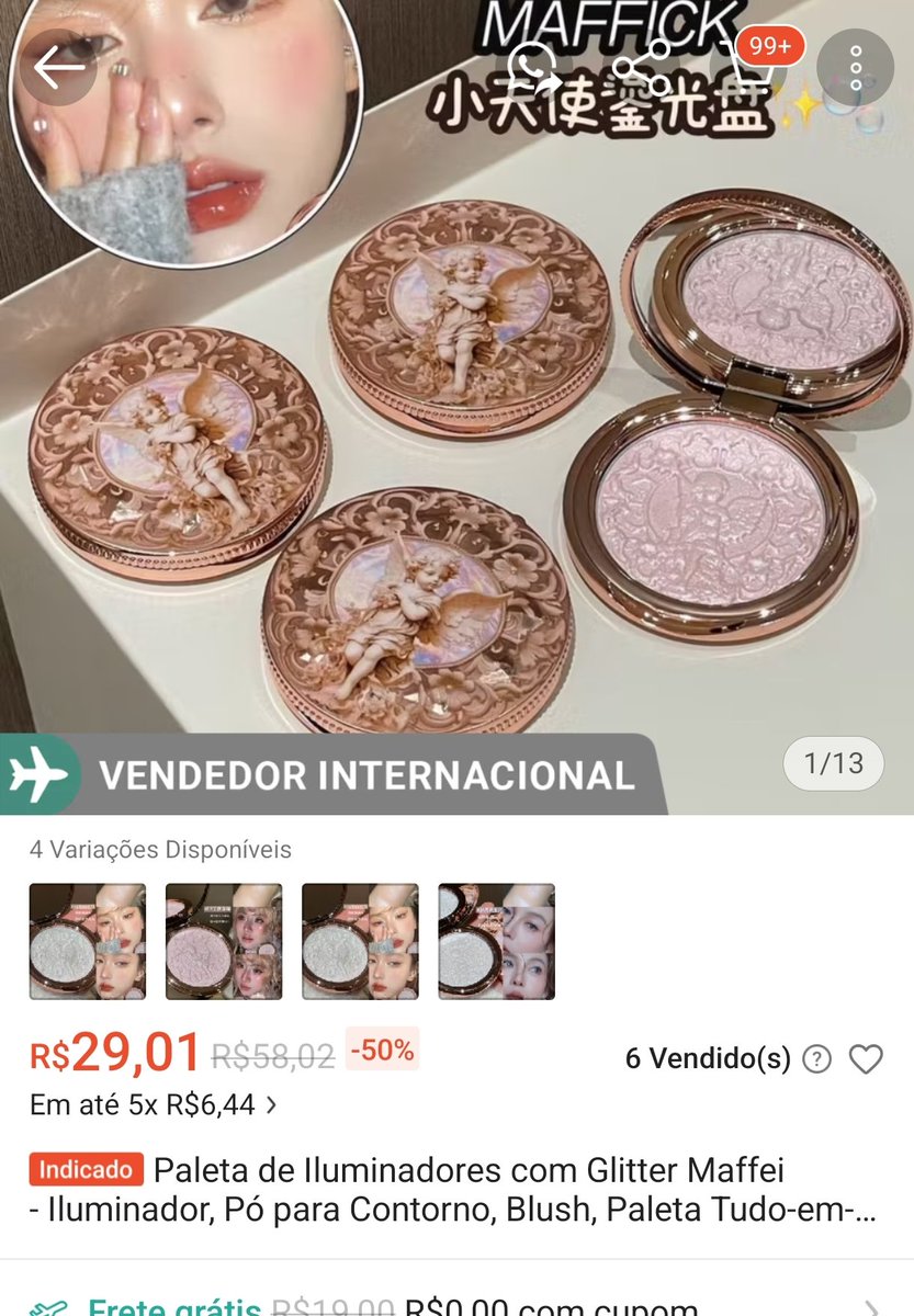 catdecatarinaa's tweet photo. @hibiscosrosas pesquisa maquiagens coreanas que vai aparecer várias opções, esse blush e iluminador são os meus favoritos https://t.co/kjJseQVOBa