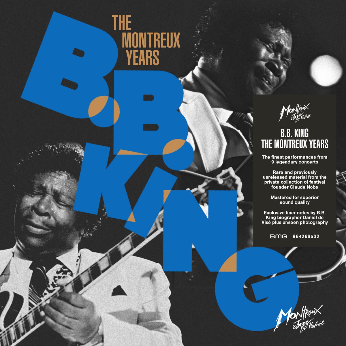 BluesMagazine's tweet photo. B.B. King's Montreux vaults open: previously unreleased performances from 1982–2000 arrive on The Montreux Years.
https://t.co/UWT4KQeG9Q
#BBKing #Montreux #MontreuxJazzFestival #NewRelease #BluesMagazine https://t.co/vM7nutAU2e
