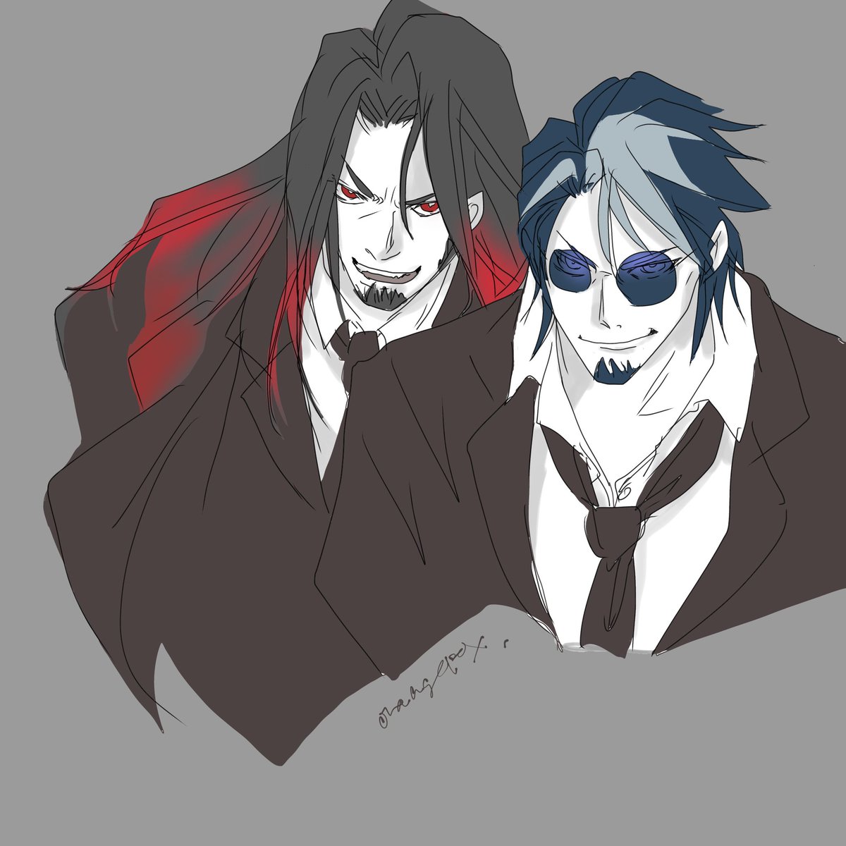 azuldeceupax's tweet photo. 新ビジュおめでとうございます！
描けるようになりたい！
要練習だ！ https://t.co/8FTaJ96uYs