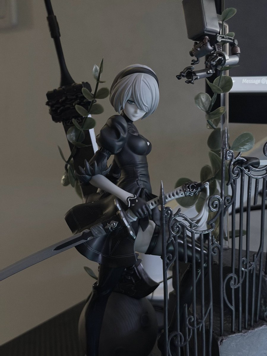 HeartwWingss's tweet photo. Most stunning 2B figure!!!!

#NieR #nierautomata #nierautomata2b #figurecollecting #anime #game #animefigure #figurecollection https://t.co/p3JWXD7H8X
