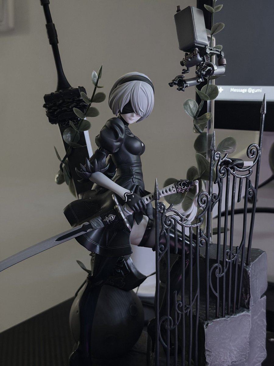 HeartwWingss's tweet photo. Most stunning 2B figure!!!!

#NieR #nierautomata #nierautomata2b #figurecollecting #anime #game #animefigure #figurecollection https://t.co/p3JWXD7H8X