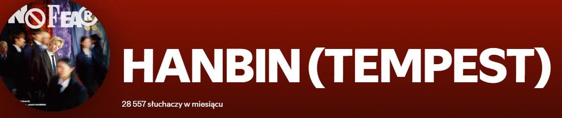 _Kpop_Stats_'s tweet photo. HANBIN of TEMPEST reaches a new peak of Monthly Listeners on Spotify 28,557 (+427) https://t.co/k1gNfTJnNQ