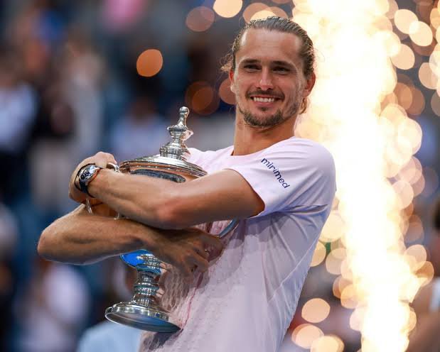 pacinonicole's tweet photo. What a match @AlexZverev  played to win @usopen he played Flawless Through Out except the Break in 3rd Set #Shelton was certainly in Pressure of Finals #UsOpen #Germany #Zverev 🏆 https://t.co/FBtax9IrCj