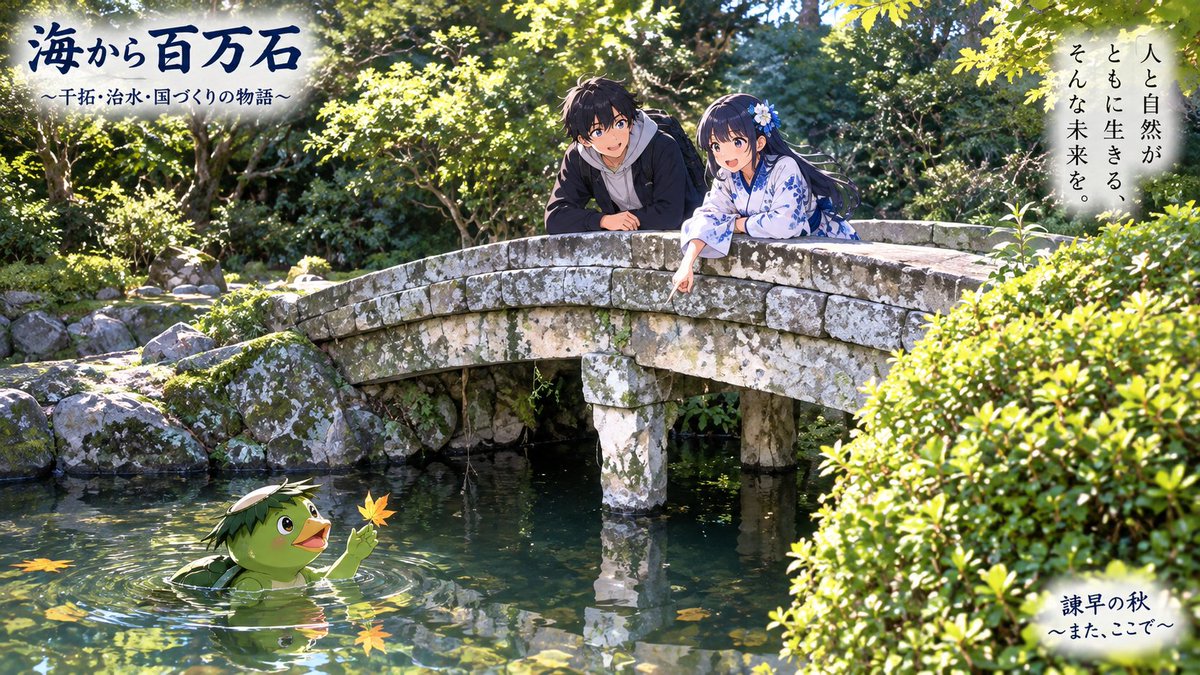 tentekomai_mizu's tweet photo. 『海から百万石』更新！第十五普請
 「忘れたら、また死ぬ」大水は去った。
でも、忘れてしまえば次もまた。
「忘れたい」村人と「残したい」村人。
ぶつかる意見を、村一丸で未来へ変える回です。
そして
 忘れなければ、助けられる。https://t.co/AperkPkSbf小説家になろう 　#諫早 https://t.co/zfbSzy7jNs