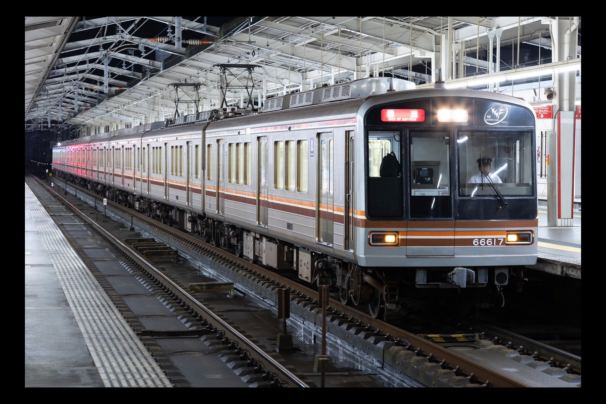 dd_9306's tweet photo. 茨木市→東吹田入庫回送
66617F
フル点の66系は回送か試運転でしか通常見られないのでいいですね https://t.co/8e39rtI46p