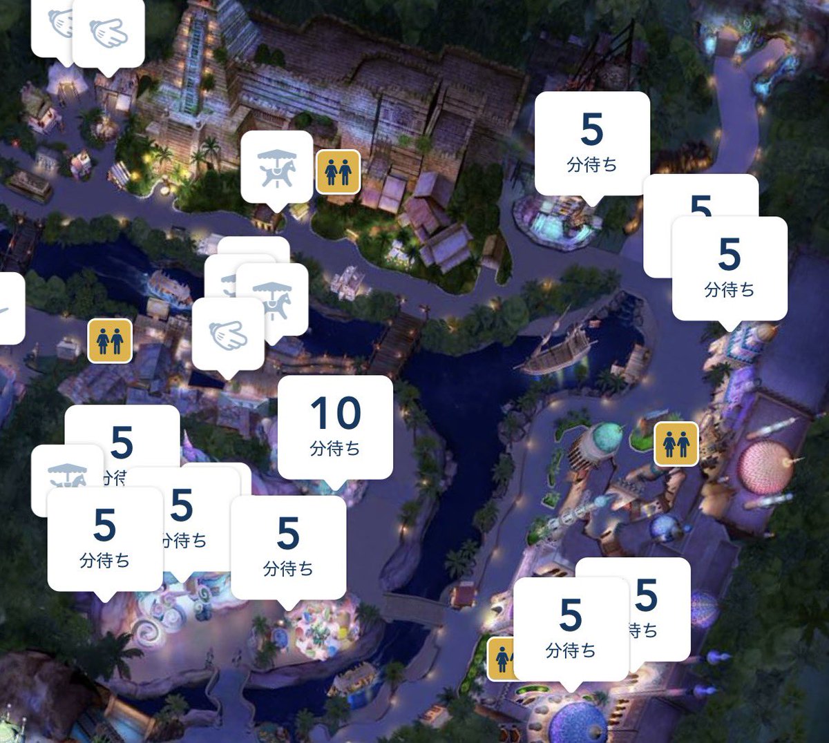 shoki_disney's tweet photo. ビリーヴ中だとしてもこの空き具合は神だな https://t.co/sgy6OYcKgt