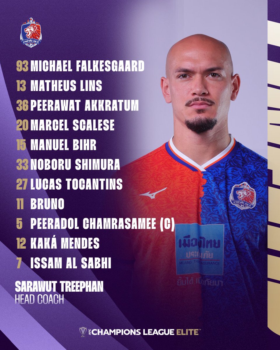 TheAFCCL_jp's tweet photo. 📋スターティングXI｜🇹🇭ポートFC 🆚 ヴィッセル神戸🇯🇵

いよいよACLElite第1節、最後の試合へ！🤩

#ACLElite | #PORvVIS @visselkobe https://t.co/hutCpNZymg