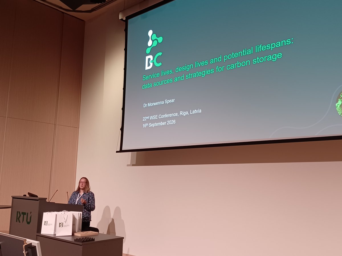 BCBangor's tweet photo. Morwenna and Simon have been at the Northern European Network on Wood Science and Engineering (WSE) in Riga Latvia, presenting some of the research they have been working on at BC.

Great to see BC represented internationally! 🌍🌲 https://t.co/9WZwST3mgO
