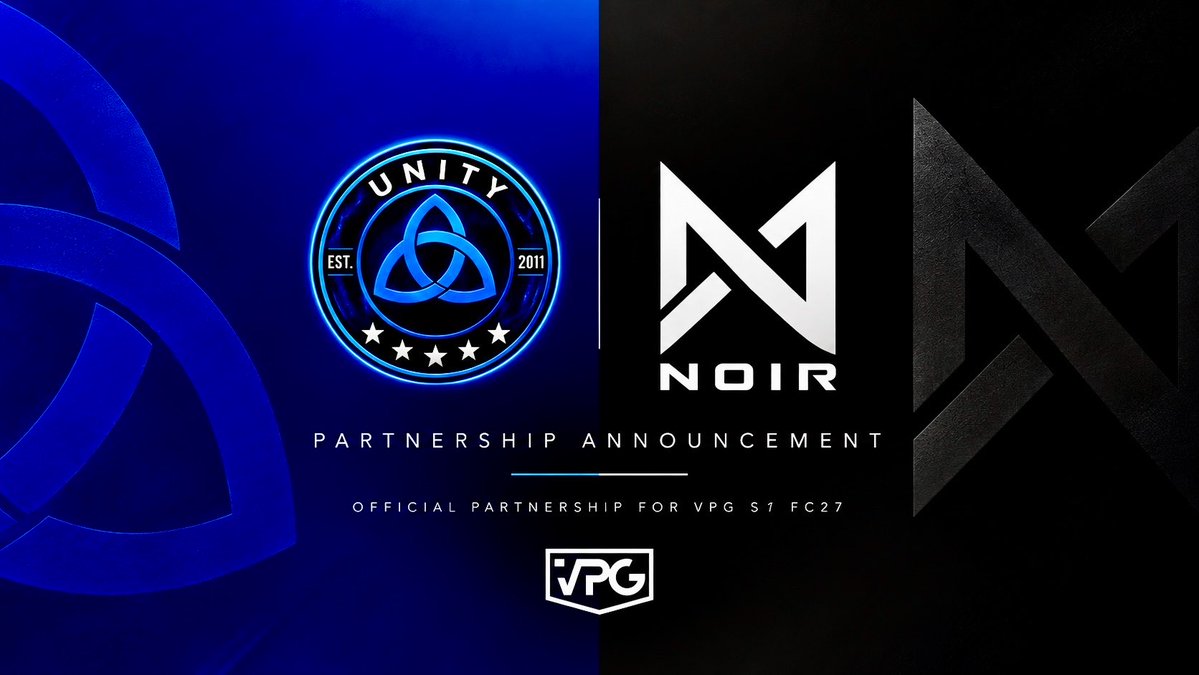 UnityNoir's tweet photo. 🔵⚪️OFFICIAL ANNOUNCEMENT

Unity has officially partnered with @NoirFC for FC27.

We’ll compete as Unity Noir in @VPGPremier and VPG UK Premier under @OfficialVPG.

A new chapter begins.
#UnityNoir https://t.co/9fzeVqVvXu