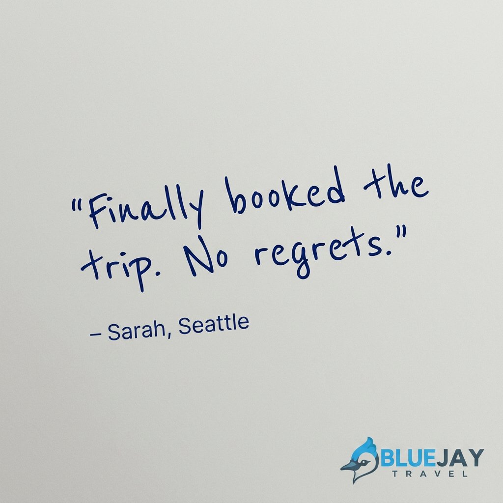 BlueJayTravel's tweet photo. Sarah booked her perfect trip with BlueJay Travel — you can too. Explore Mexico’s coastal gems with ease, confidence, and seamless booking.
Sarah encontró su viaje ideal con BlueJay Travel. Tú también puedes. Explora México con confianza
#BlueJayTravel #MexicoTravel #CoastalVibes https://t.co/vReuVNfXe4
