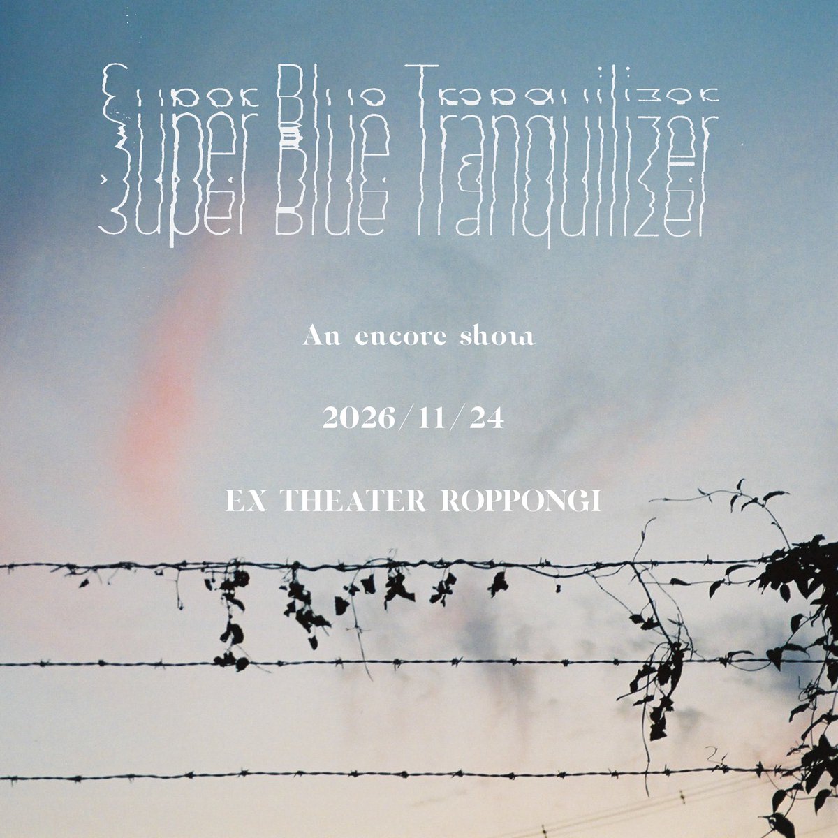ohzrkshm_info's tweet photo. ✧̥ ⟢ 追加公演 開催決定 ⟣ ✧̥

君島大空 合奏形態 夜会ツアー 2026
「SUPER BLUE TRANQUILIZER」
追加公演

2026年11月24日(火) 於 EX THEATER ROPPONGI

チケット抽選先行は只今より受付開始です！

🎫 https://t.co/TDUva1Qqkv
✧꙳⋆ https://t.co/jUlrF11su9
#SBT ⟣ https://t.co/L3VFxqcBnz