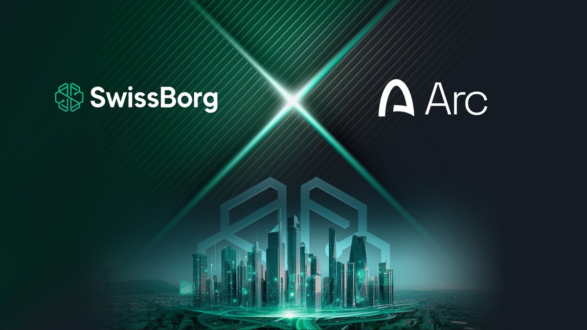 swissborg's tweet photo. SwissBorg now supports $USDC deposits on @Arc, live within 24h of launch.

Move your USDC straight between Arc Network and SwissBorg, no bridging required.

We’re your perfect on and off-ramp: swap from 12 fiats or 400+ crypto assets, all in one tap, from a MiCA-regulated app.

More on the network: https://t.co/IWWyFZQA3b