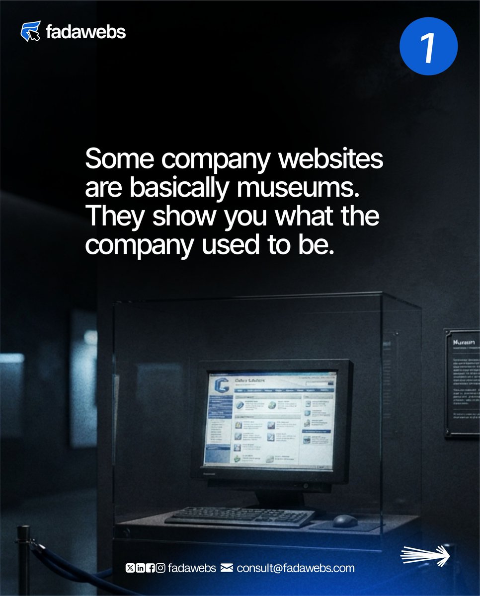 fadawebs's tweet photo. Your business has evolved. Your website should too.

If your services, team, or direction have changed but your website still tells the old story, you may be introducing potential customers to a business that no longer exists.
#businesspassion #founder #money #success https://t.co/5S46YYGFMN
