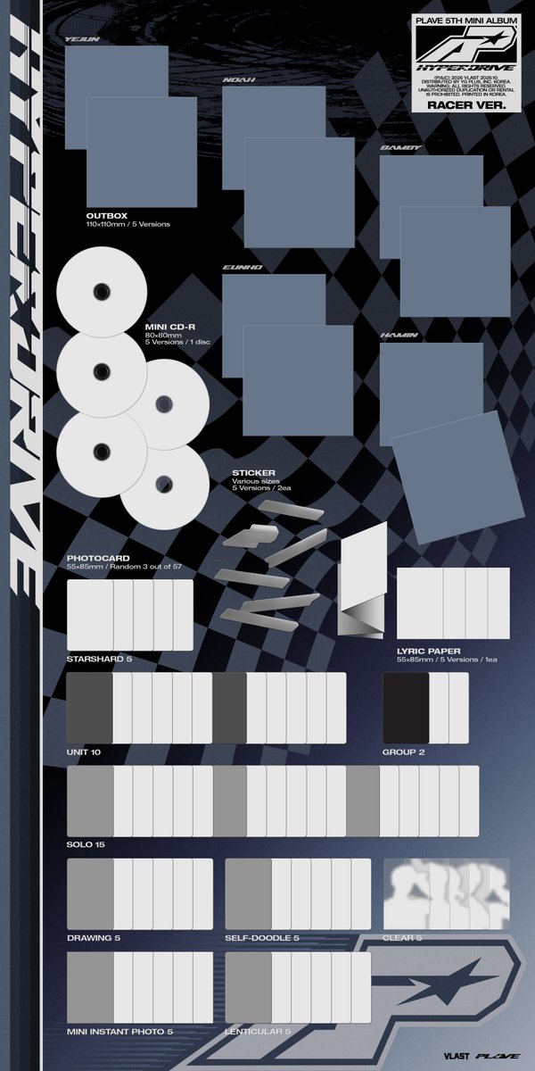 animatejma_bkk's tweet photo. 📢 สินค้า PRE-ORDER ใหม่!

PLAVE 5th Mini Album 'HYPERDRIVE' (Racer Ver.) วางจำหน่ายวันที่ 13 ตุลาคมนี้
เปิดให้จองแล้วตั้งแต่วันนี้เป็นต้นไป ✨

🎁 ของแถมร้านอะนิเมท 🎁
Set 5 แผ่น : Photocard ครบ 5 แบบ จำนวน 1 เซ็ต
แผ่นเดี่ยว : Photocard สุ่ม 1 ใบจากทั้งหมด 5 แบบ

สามารถสั่งซื้อได้ทาง animate Bangkok Online ▼
https://t.co/KGhvcVwuUN

#PLAVE #플레이브 #HYPERDRIVE