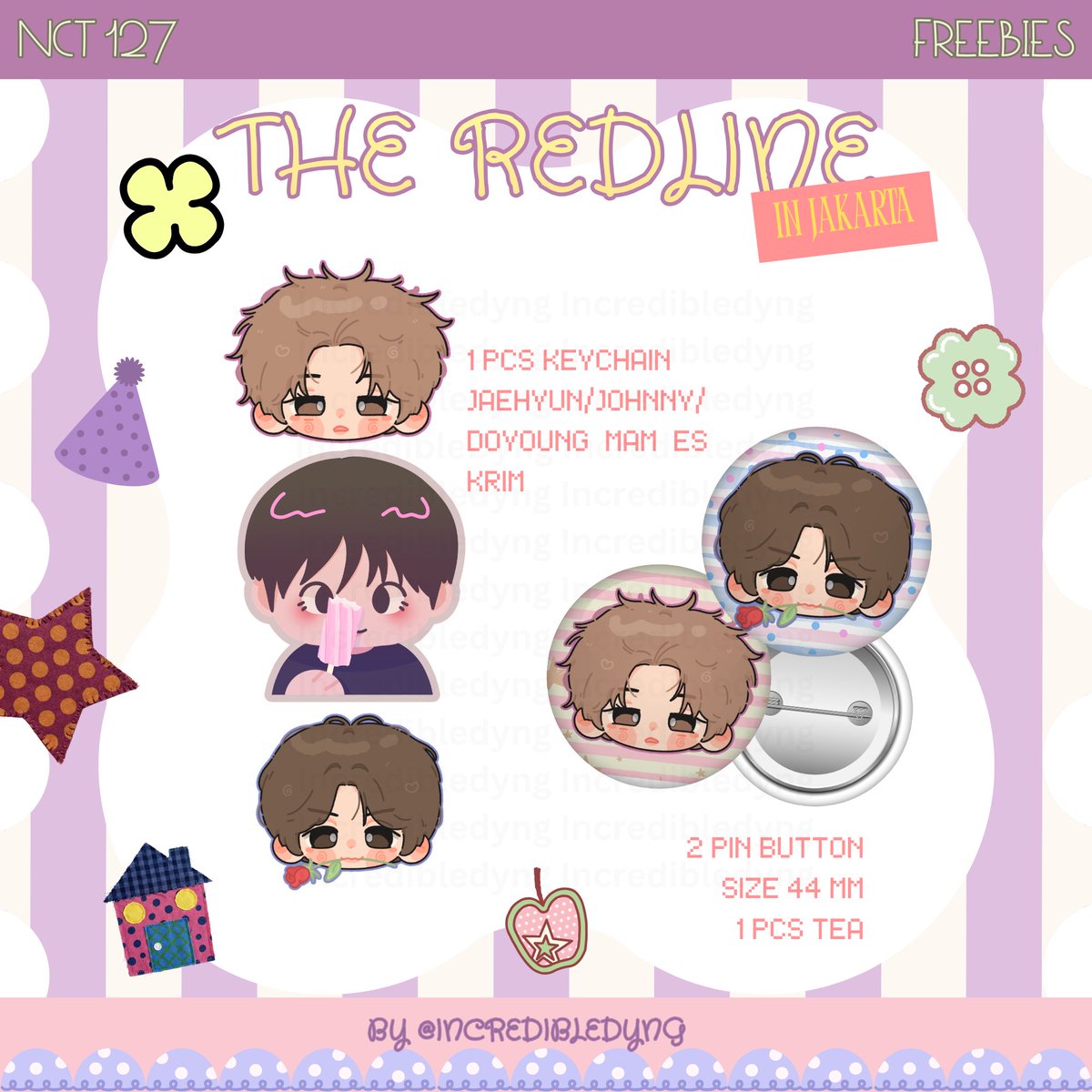 incredibledyng's tweet photo. 𐙚 ̊ freebies the redline in Jakarta by @incredibledyng 𐙚 ̊

.☘︎ ݁˖ Indonesia Arena
.☘︎ ݁˖ 3 oct 2026 (loc &amp; time tba)
.☘︎ ݁˖ first come, first get
.☘︎ ݁˖ kindly tag me if you get one!

rt &amp; like are appreciatedᰔᩚ

#NCT127_5TH_NEOCITY_THE_REDLINE #NCT127 #THE_REDLINE https://t.co/UwaTphsxVp