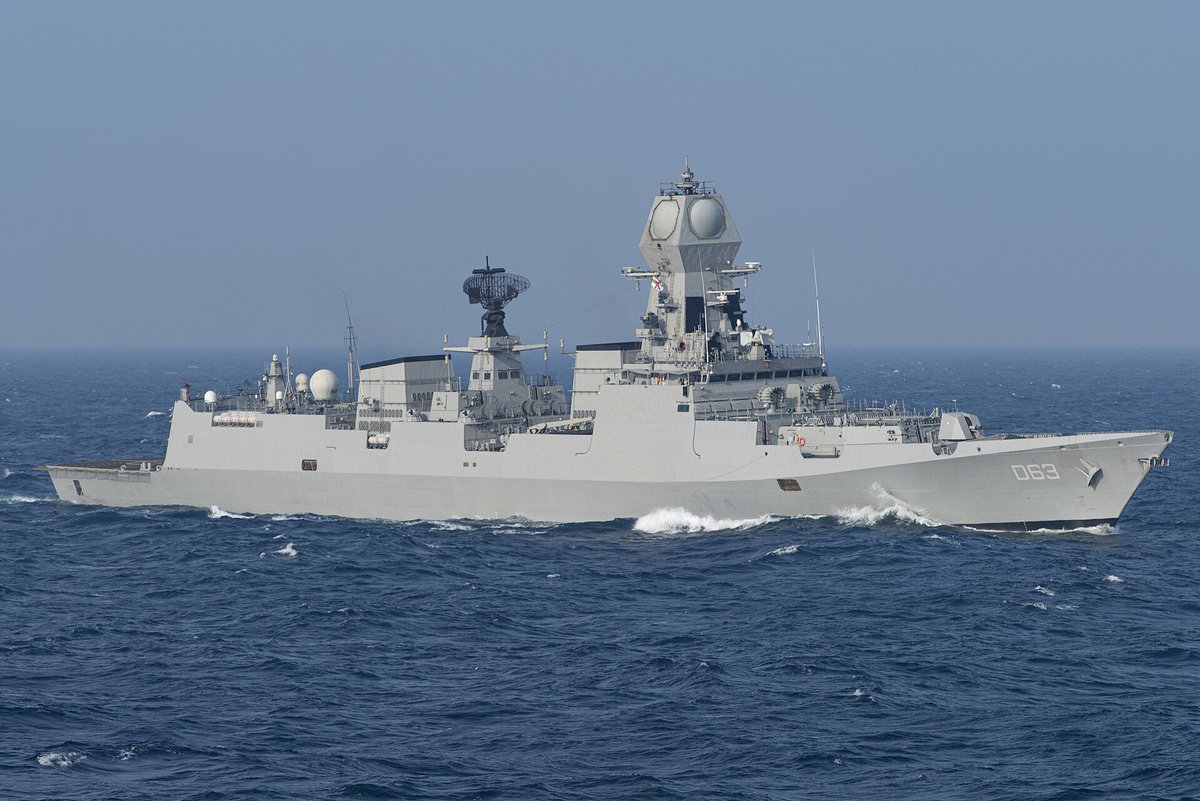 elitepredatorss's tweet photo. Pakistanis tried to mess with an Indian mammoth with their fishing boat.

As per @sneheshphilip the Indian ship is continuing its operational deployment.

Picture for representation: https://t.co/VvNhKYvZG6