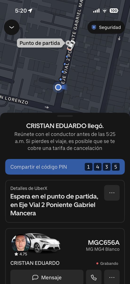 PabloTrejo04's tweet photo. @Uber tus conductores no se presentan pero me cobras la tarifa. 
Ocupo reembolso del viaje que perderé por no llegar a mi destino. 

Por eso pago Uber one . https://t.co/v19YYm90SZ