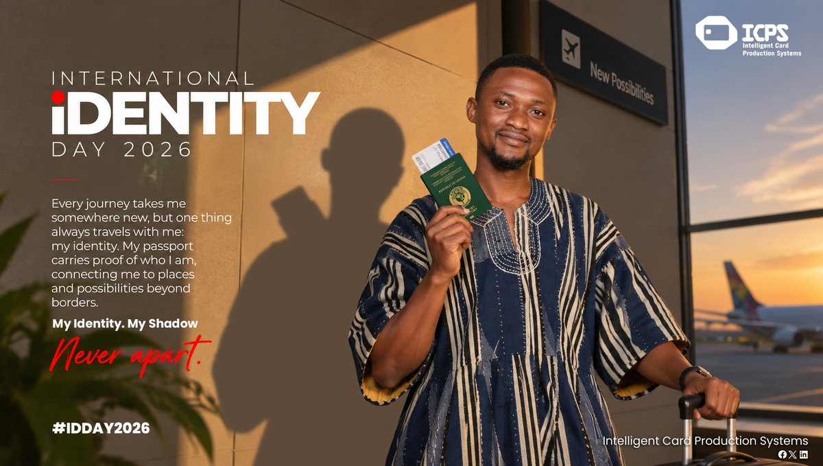 ICPS_Factory's tweet photo. Behind every trusted credential is a careful process of secure production, personalisation and quality assurance, designed to protect the integrity of the identity it represents.

This ID Day, we celebrate the identity behind every credential and the people it exists to serve. https://t.co/U2sthkfGm3