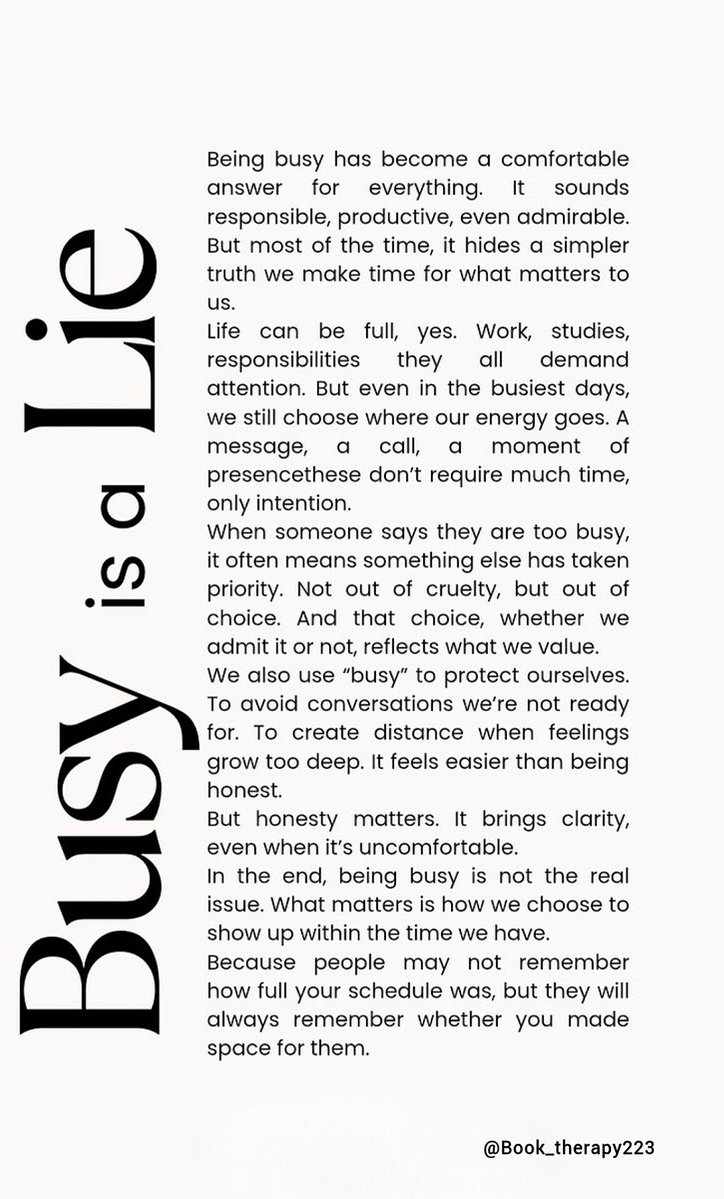 Book_therapy223's tweet photo. Busy is a Lie https://t.co/vBQF7GnMRJ