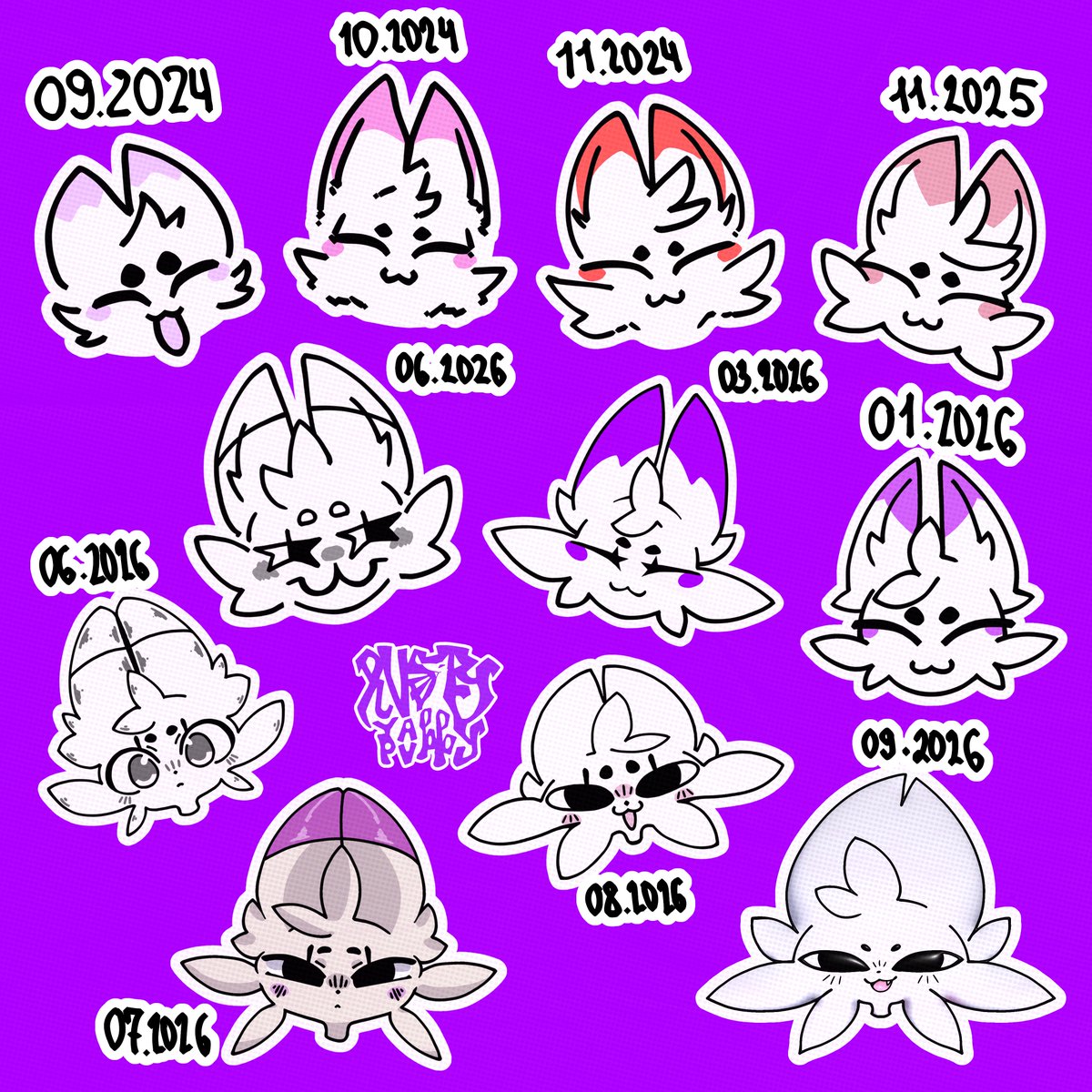 rustyyappypuppy's tweet photo. Ryu designs since 2024-2026 https://t.co/cQuCTTG7iA
