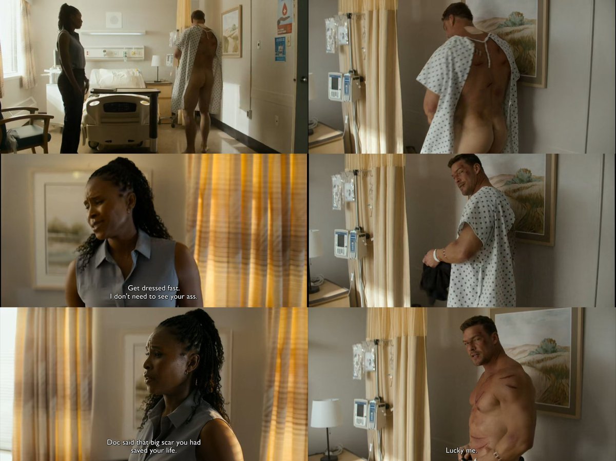 Mykethogan's tweet photo. “I don’t need to see your ass.”
The way Reacher smiled
Lowkey wanted Tamara and Reacher to smash😭

#Reacher https://t.co/hdIJjJIk2X