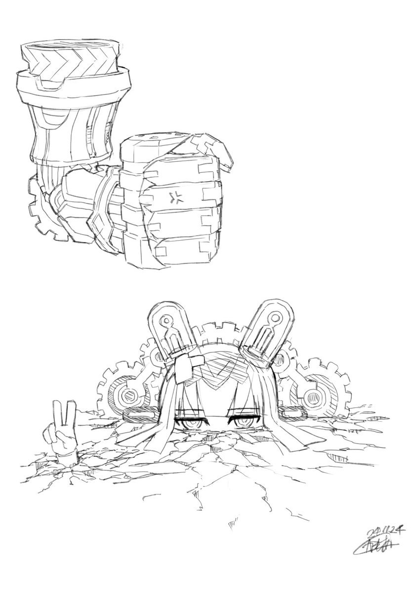 kamo_ashi_'s tweet photo. 前に描いたやつ https://t.co/MDtqCD11R5