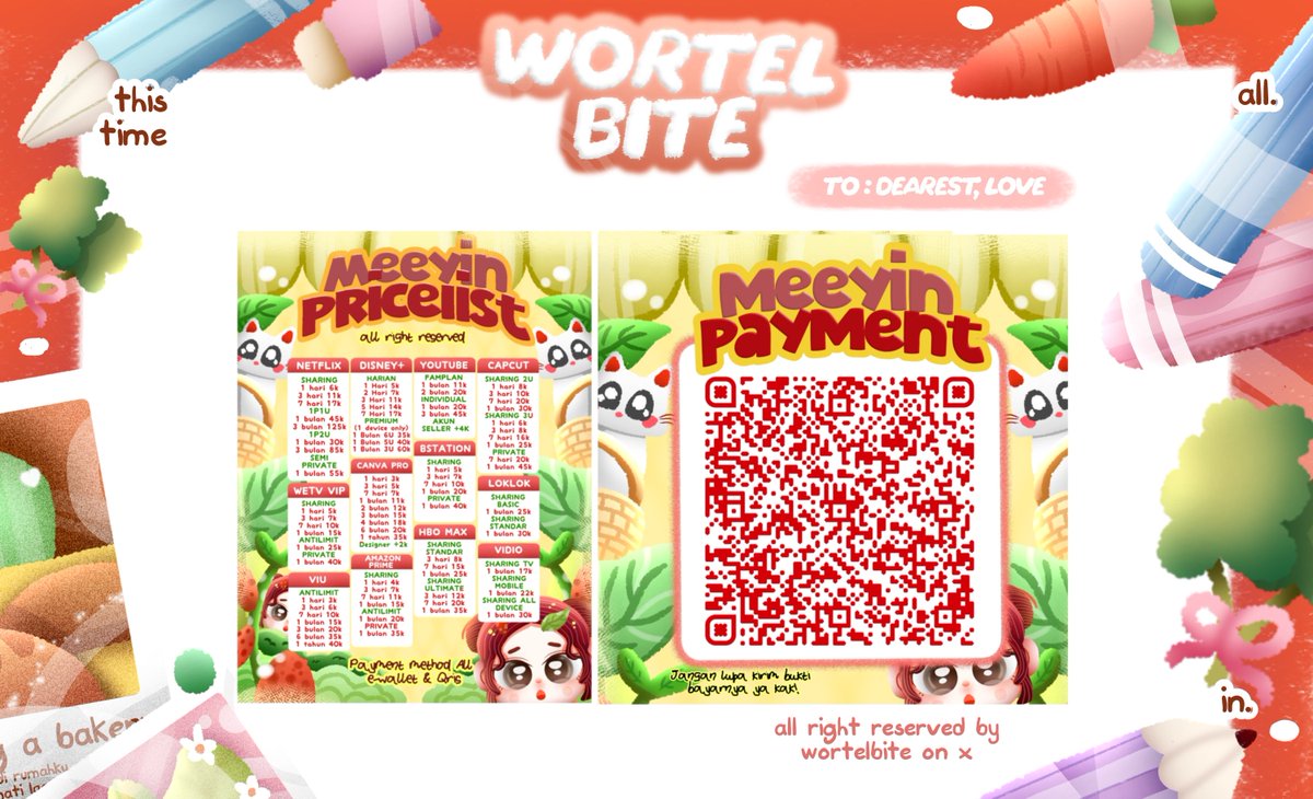 wortelbite's tweet photo. help repost . . . :O🦷⁉️ #bealanja 
arigato teman— timun . . . DETAIL ALT

aku sudah kembali open costum untuk setup BA satuan maupun bundle, dan avail costum chibi only. apabila berminat boleh contact aku ke tele dibawah ia, 2 slot only! ☘️💭 ayo kepoin! . . https://t.co/ieqx9i6rUm