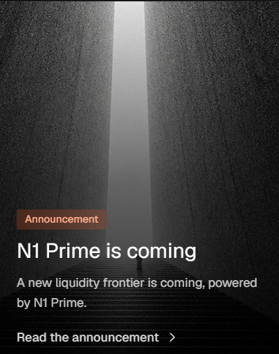 JulesXBT's tweet photo. N1 Prime is our way to become the most liquid place to trade https://t.co/YBpu7yzHHm