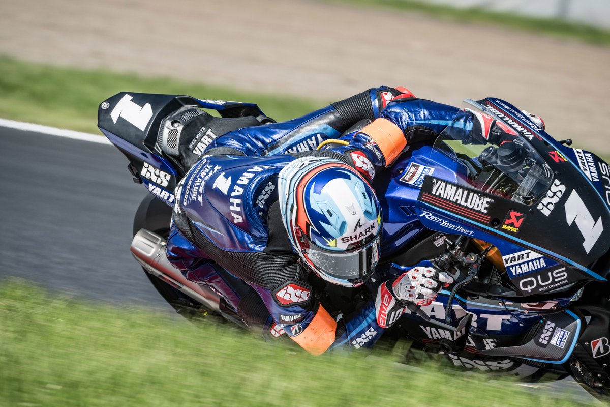 yamaharacingcom's tweet photo. It is time! ⏰  

The Yamalube YART Yamaha EWC Official Team are ready for the season finale at the Bol d'Or, with Marvin Fritz, Karel Hanika, and Leandro Mercado looking to make it back-to-back titles as they head to Circuit Paul Ricard with a 22-point lead in the FIM Endurance World Championship standings 🏆 

Get all the info you need ahead of the EWC season finale in France 👉 https://t.co/xRjtLbTHRM  

#YamahaRacing | #FIMEWC | #BoldOr
