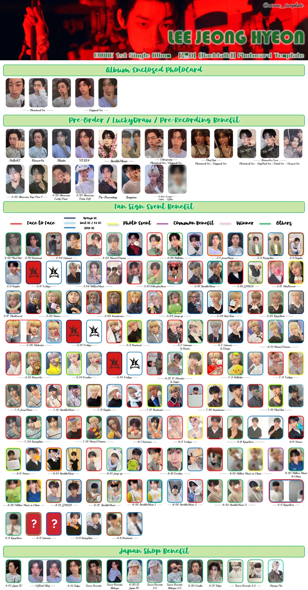 EVNNE Photocard Template (@evnne_template) / X