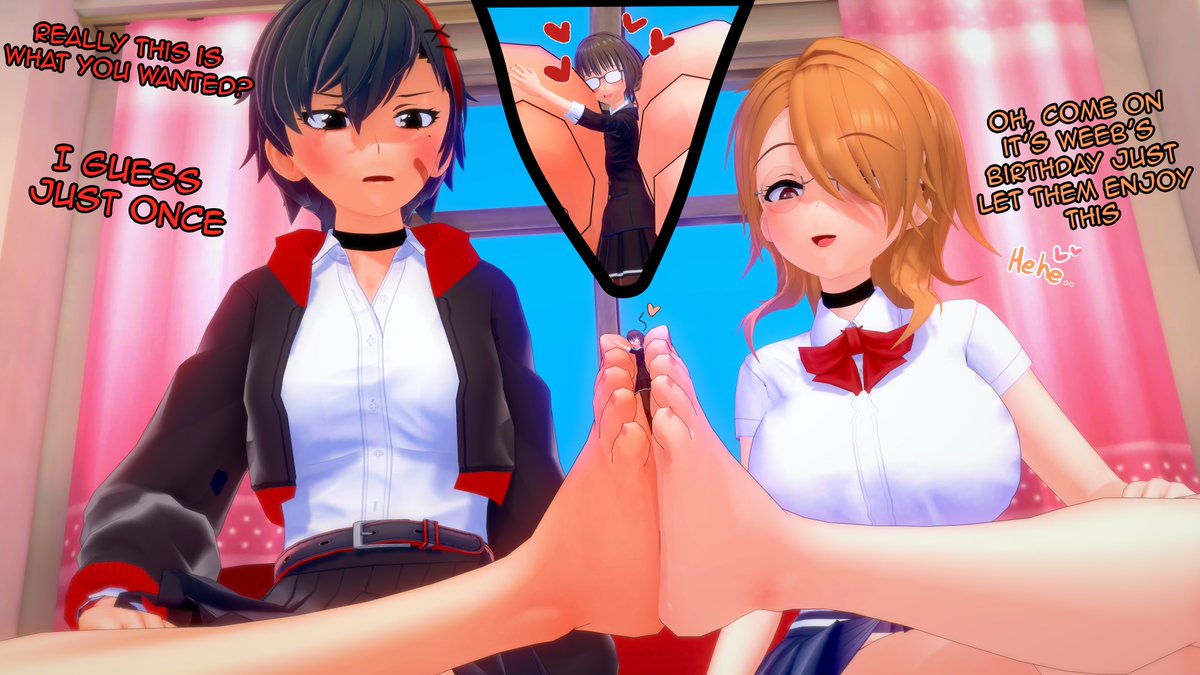 RandomInterWeeb's tweet photo. The luckiest tutor in the world~

Thank you so much @POPtartrealone for the AMAZING GIFT! Ryuka and Pop together like this with Tiny MC trapped between their feet, is so 🤤🤤🤤

#Giantess #巨大娘 https://t.co/xcfN6y8fGQ