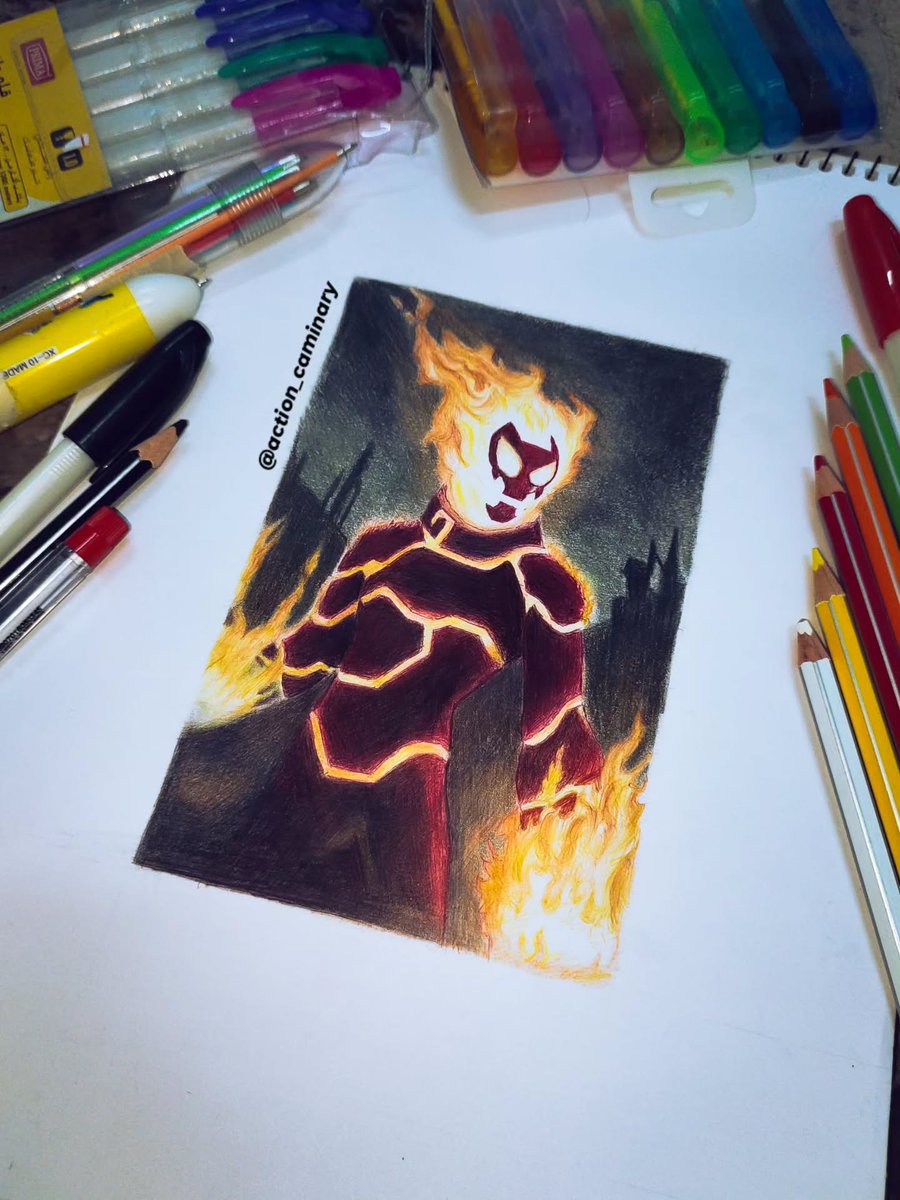 WhitneyPanq0nr's tweet photo. Ben 10 Alien Series — Art 01: Heatblast https://t.co/lwMCF8Hknd
