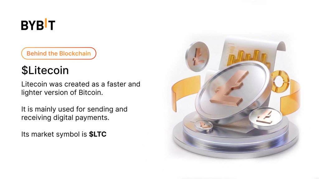 BybitAfrica's tweet photo. 🥳 What is Litecoin mainly designed for? 

A. Digital payments
B. Smart contracts
C. Stablecoin issuance https://t.co/cEjTnsZDxG