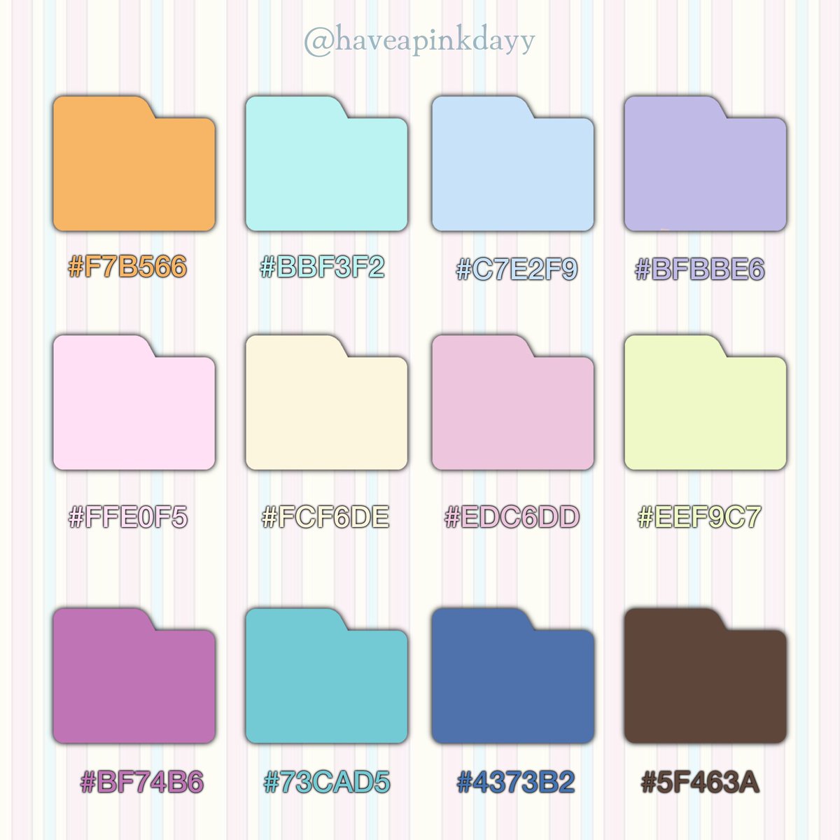 haveapinkdayy's tweet photo. — มาแย้ว goodnote color palette อันนิเรย🍉🍹👩🏻‍🎨 (ขออภัยที่ตอบช้านะคับ ฮือ)

#dek70 #dek71 #แจกpng #goodnote https://t.co/Aj497FhwY9