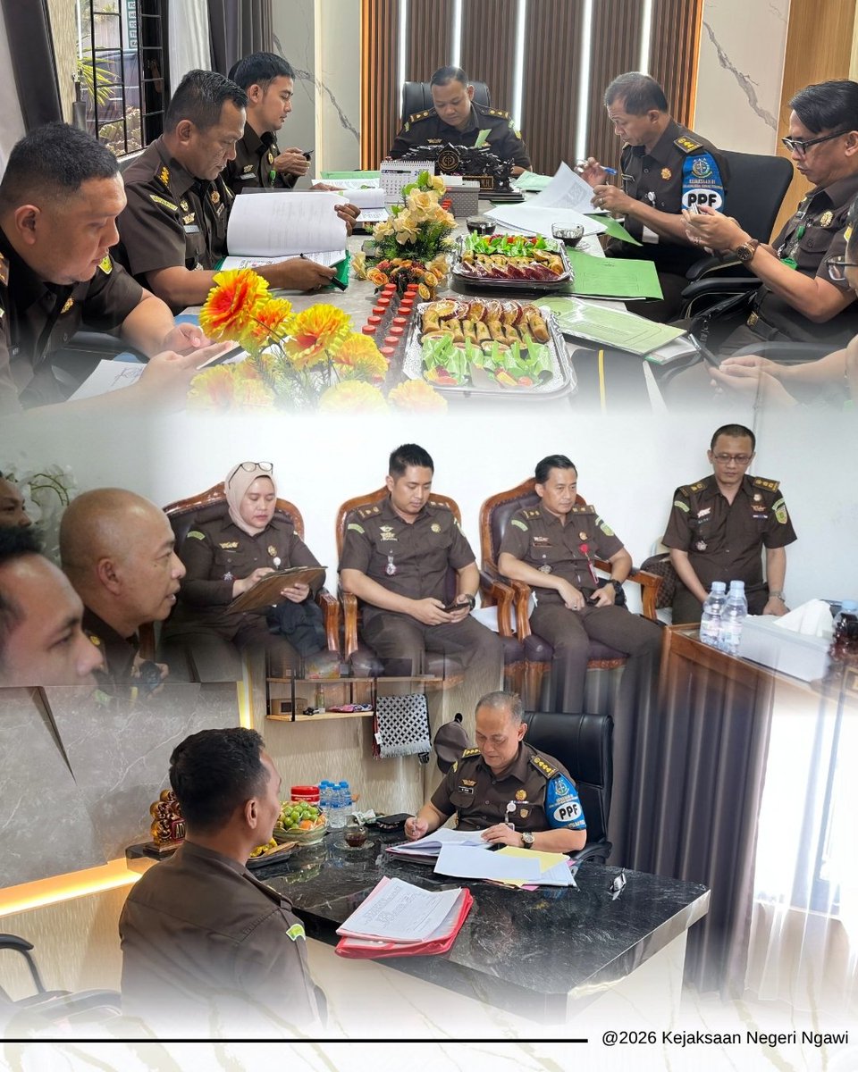 Kejaringawi's tweet photo. Rabu, 16 September 2026

Kepala Kejaksaan Negeri Ngawi, Bapak B. Hermanto, S.H., M.H. beserta jajaran mengikuti kegiatan Pemantauan oleh Tim Inspektur II pada Jaksa Agung Muda Bidang Pengawasan yang dilaksanakan secara terpusat di Kejaksaan Negeri Kabupaten Madiun. https://t.co/mh4LkliG1p