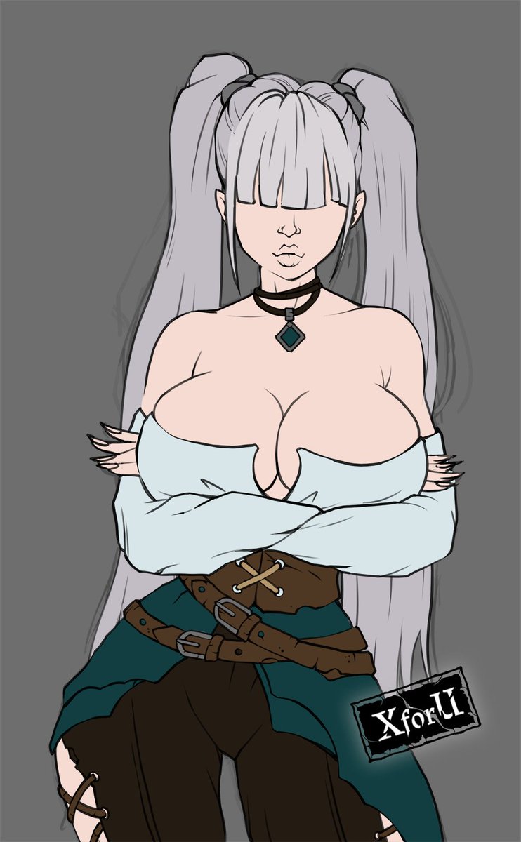 XforU_Dev's tweet photo. Here’s a WIP of our next character - Scarlett! 😋

#adultgame #nsfwgame #indiegame https://t.co/fsErQOJ2oJ