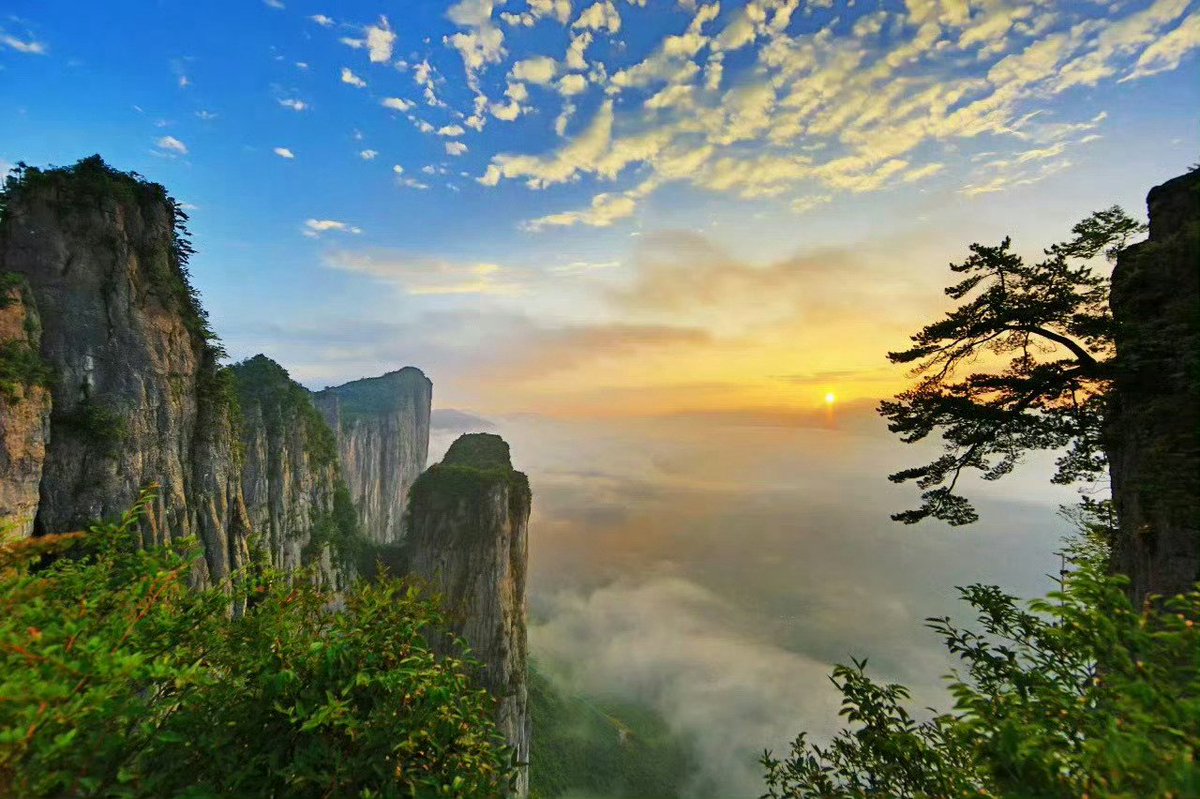 morii30236's tweet photo. 湖北·恩施，以一幅自然赠予的绝世容颜
#ChinaTravel https://t.co/hsTiw1p7AM