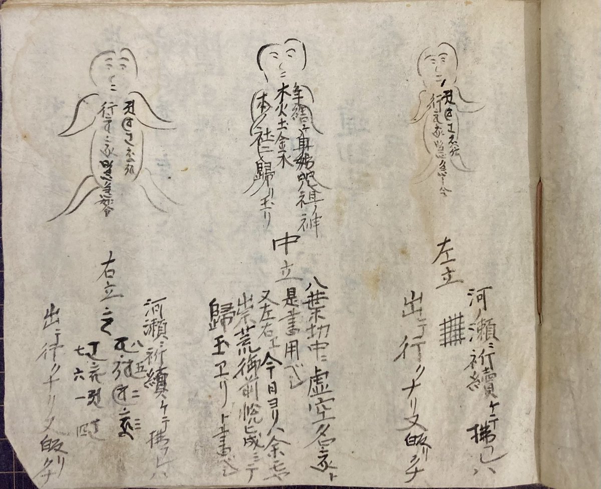 tonomuseum's tweet photo. 呪詛返しの秘法
自分にかけられた呪詛をかけた相手に返す方法について記されている。
人形をつくり「河の瀬に祈り続けて払ふれば、出て行くなり又帰りくな」等の秘歌を唱えながら、河川に流せば、身に受けた呪詛はそれを行った本人に返されるという。
『呪詛遍道功大事』より

呪術展資料〜10/18 https://t.co/lwmpWZgk6K