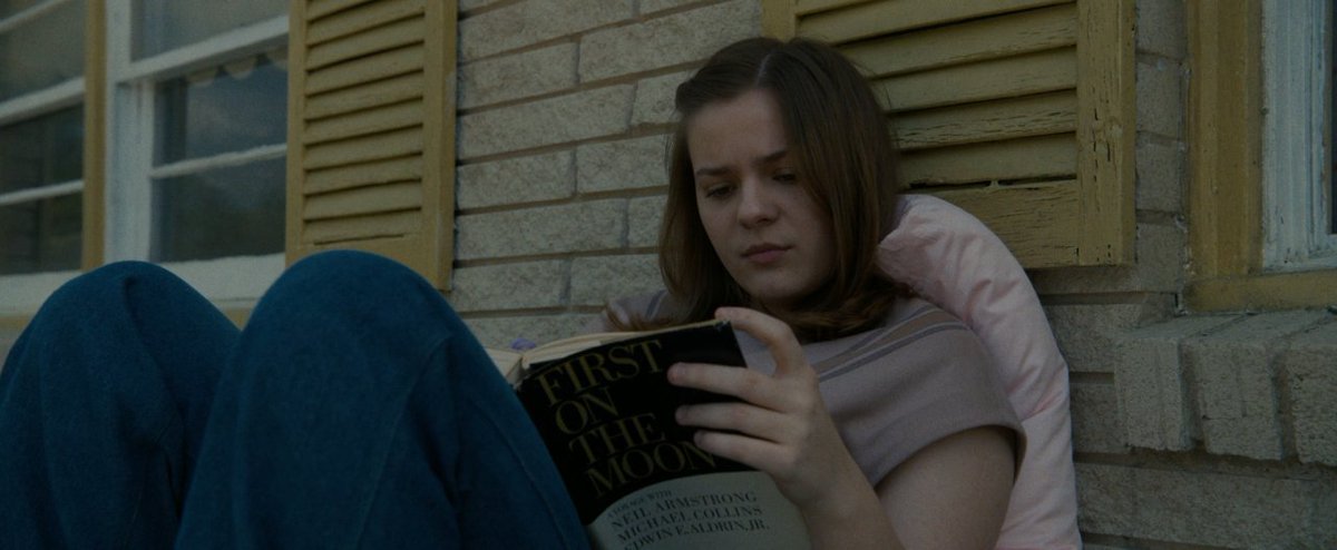 BooksInFilms1's tweet photo. First on the Moon: A Voyage with Neil Armstrong, Michael Collins, Edwin E. Aldrin, Jr. The End of Oak Street (David Robert Mitchell, 2026) #BooksInFilms #BooksInMovies #BooksOnScreen #NeilArmstrong #MichaelCollins #EdwinEAldrin #DavidRobertMitchell #MaisyStella. Thanks @Rudespot. Explore more real books in films in Instagram https://t.co/mvupXnPxWh - Tumblr https://t.co/1xCb3XZD3G
