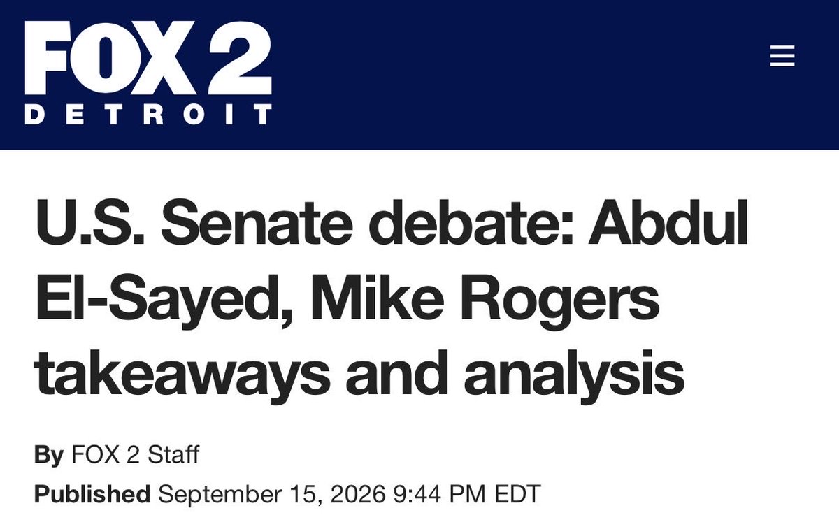 downi75's tweet photo. News Literacy Pop Quiz:

Why is Mike Rogers’ name mentioned here, when he did not participate?

Why is this called a debate, when there was no debate? https://t.co/gjalmMyHpZ
