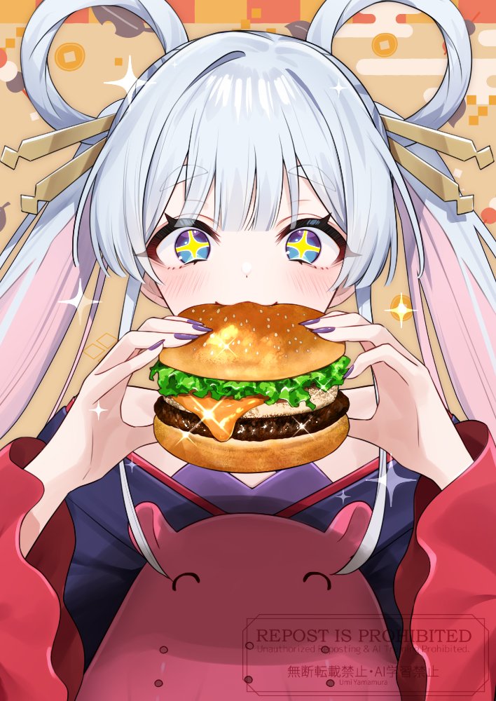 mi_oekaki's tweet photo. ヤッチョと月見🍔🌕✨ https://t.co/GBxsnCW9Np