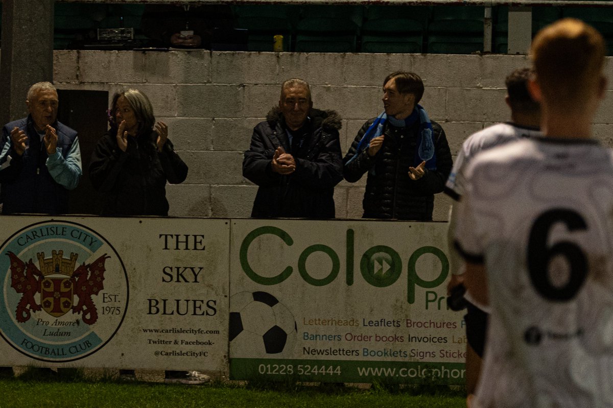 bishopafc's tweet photo. A massive thank you to everyone who made the trip to Carlisle last night. 💙

Your support on the road never goes unnoticed, we really appreciate you backing the lads. 👏

#TheBishops | #TwoBlues https://t.co/QuCVw6pQGo
