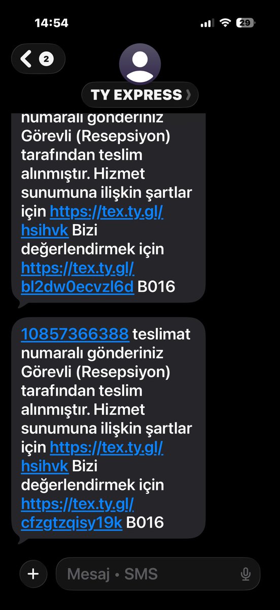missionized's tweet photo. @SinanOdak @Trendyol @ticaret Aynı durum bende de var. Göztepe/Kadıköy’de oturuyorum. Bugün 2 siparişim yine zil bile çalınmafan apartman görevlisine teslim edildi. Buna bir dur mu deseniz artık?! @Trendyol https://t.co/qgezjEOP2g